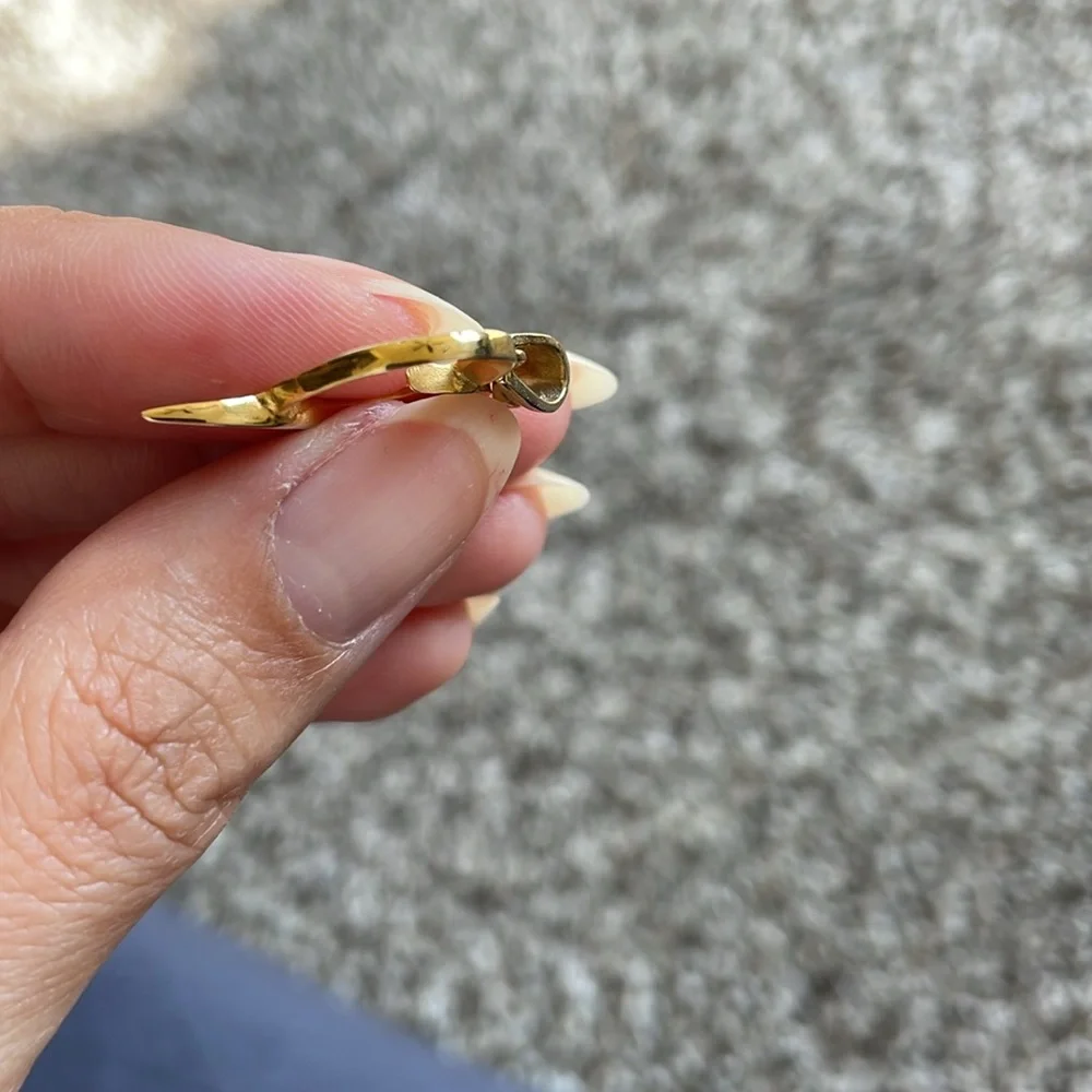 18k Gold Heart Pendant - Picture 11 of 11